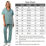 MCS0515 Scrub Sets Women and Man Medical Nursing Uniform 4-Way Stretch 8-Pocket Red