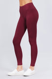 Cotton Long Legging Full Ankle Length Yoga Pants 8477