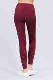 Cotton Long Legging Full Ankle Length Yoga Pants 8477