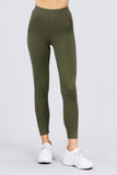 Cotton Long Legging Full Ankle Length Yoga Pants 8477